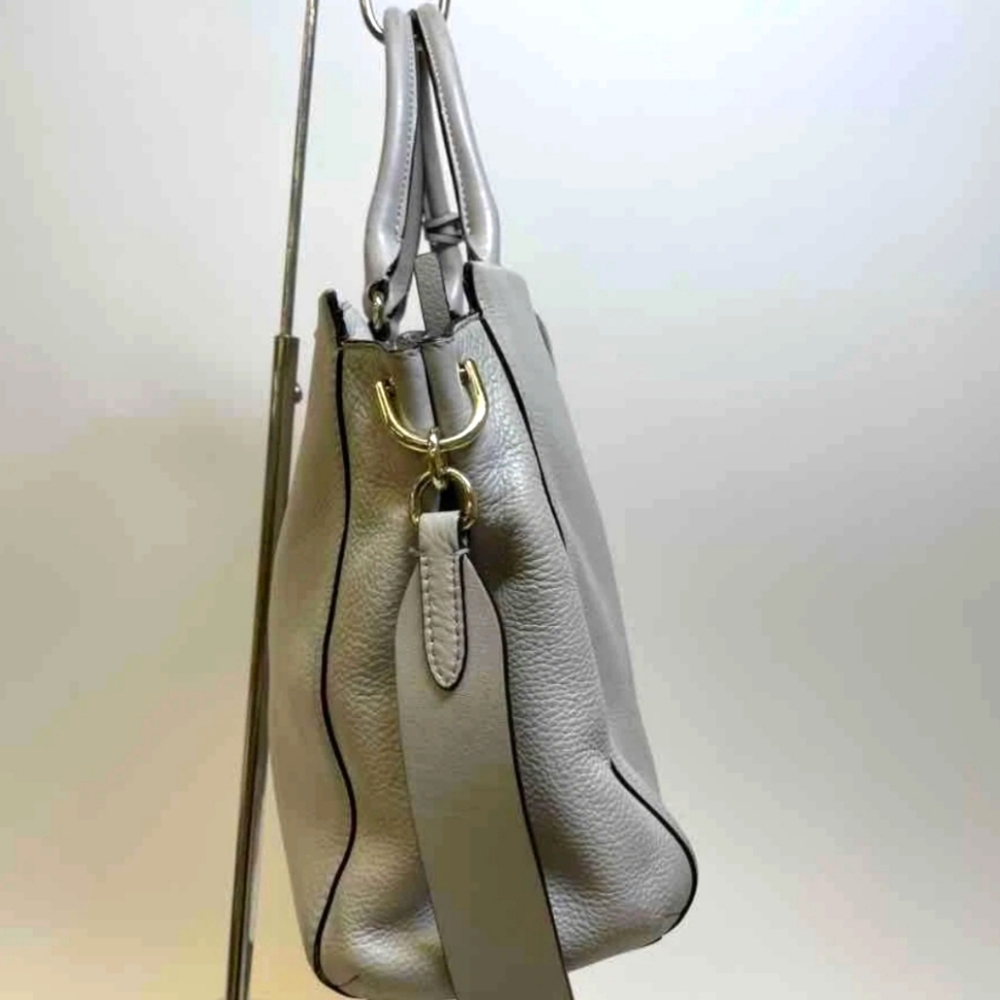 Kate Spade Taupe Shoulder Bag with Tassel - Picture 2 of 6